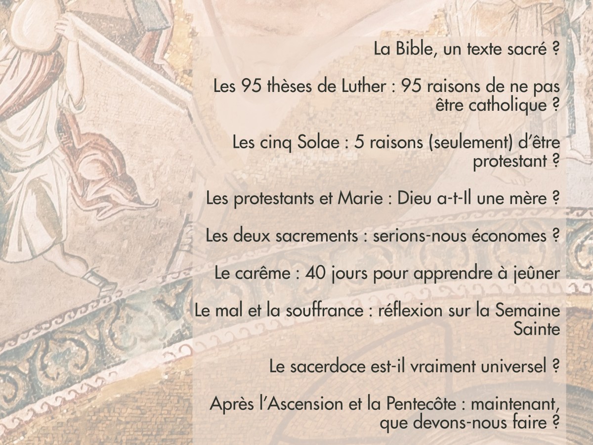 Catéchisme pour adultes : un mercredi par mois pour questionner et approfondir sa foi – 2026-2027